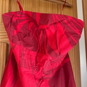 Banana Republic Red Midi Dress